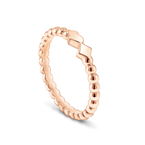 Hearts&Diamonds PERLE DELIGHT Ring in Rose Gold