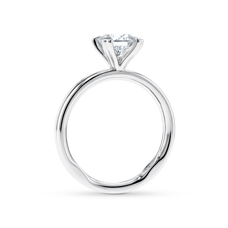 Hearts&Diamonds ONE DELIGHT Engagement Ring in White Gold or Platinum