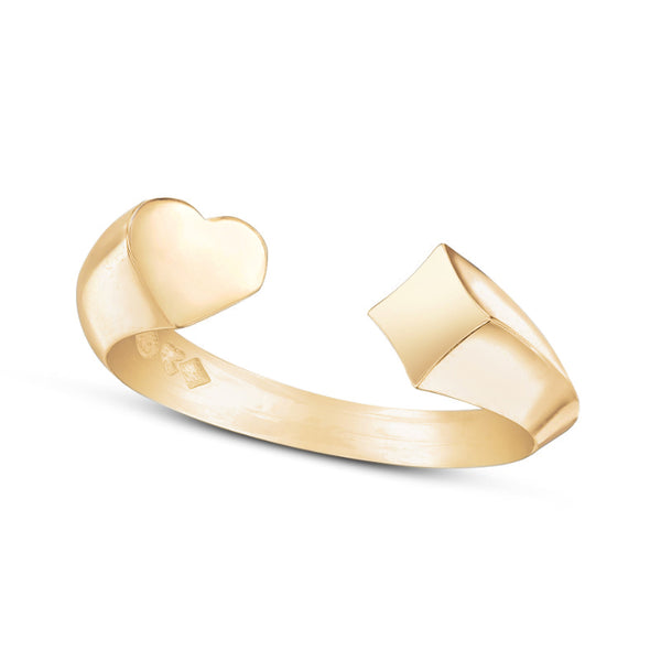 Hearts&Diamonds OPEN DELIGHT Ring in Yellow Gold
