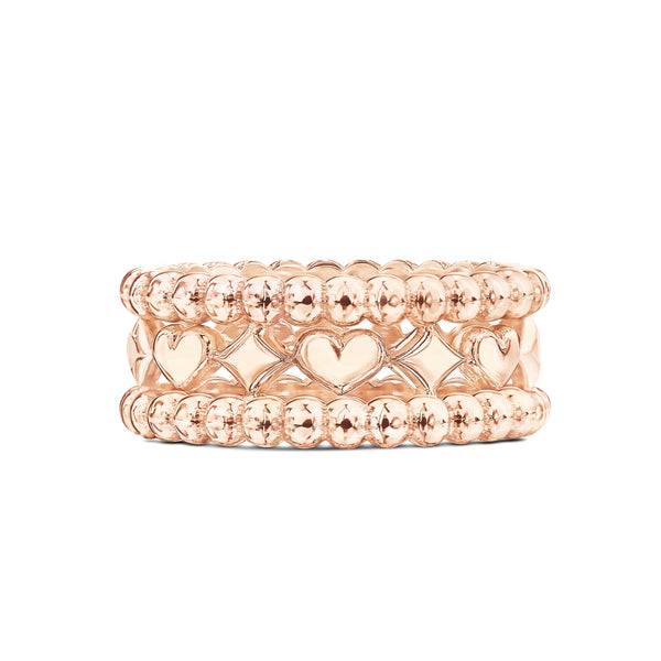 Hearts&Diamonds DELIGHT Ring in Rose Gold