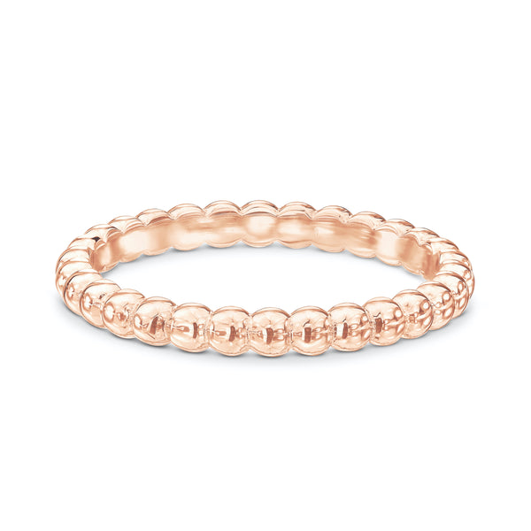 Perle Band in Rose Gold
