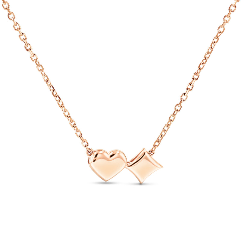 Hearts&Diamonds PETITE DELIGHT Necklace in Rose Gold