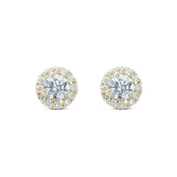 Hearts&Diamonds PETITE SECRET DELIGHT PAVÉ Earrings in Yellow Gold