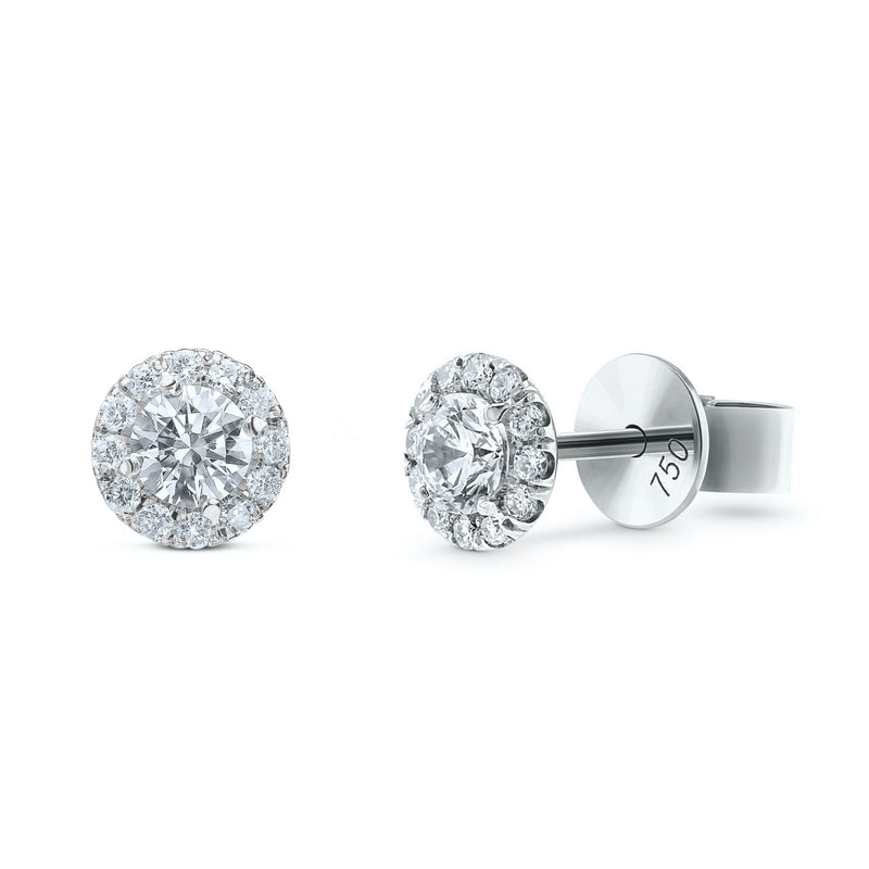 Hearts&Diamonds PETITE SECRET DELIGHT PAVÉ Earrings in White Gold