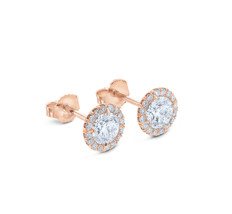 Hearts&Diamonds SECRET DELIGHT PAVÉ Earrings in Rose Gold