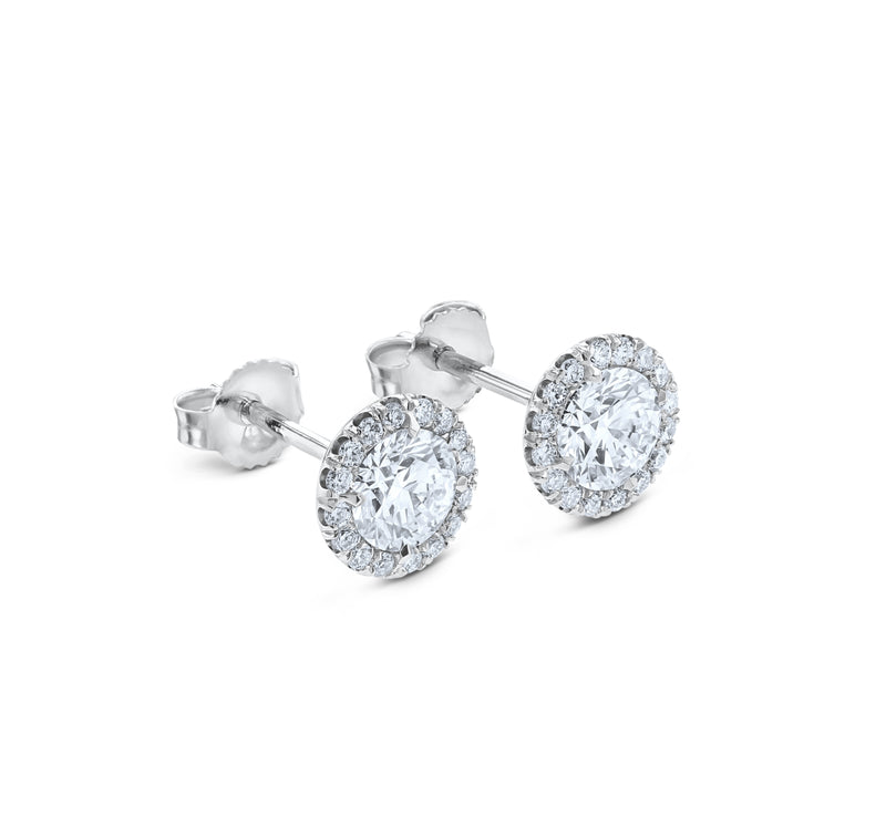 Hearts&Diamonds SECRET DELIGHT PAVÉ Earrings in White Gold